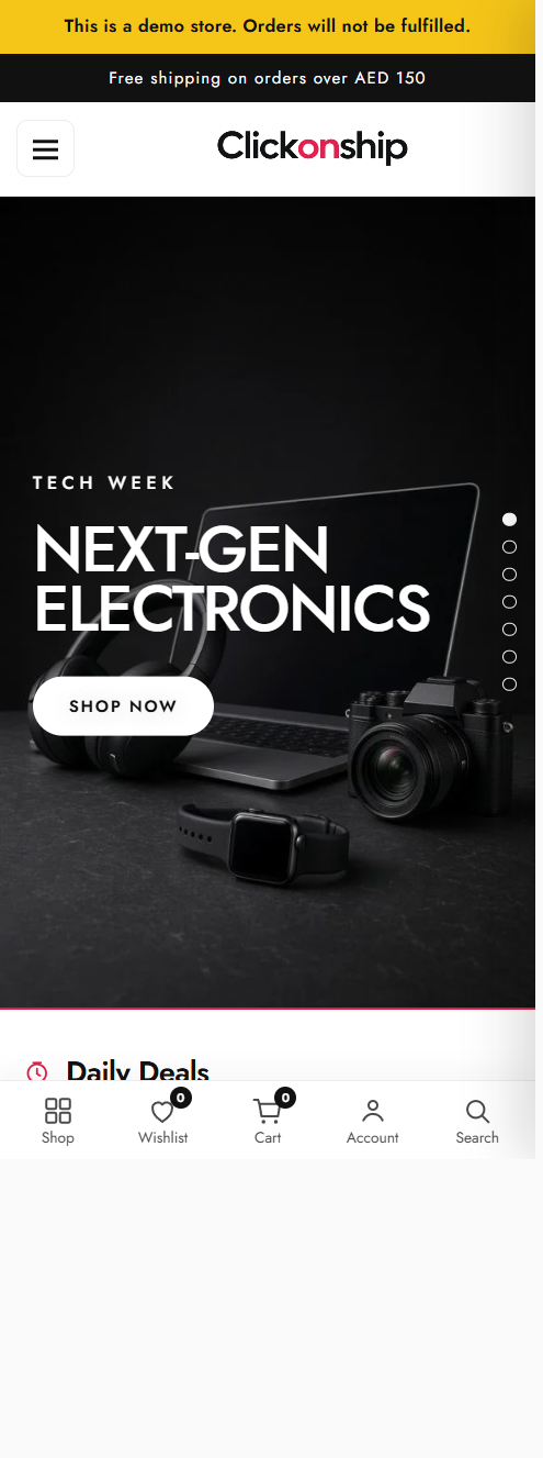 ClickOnShip mobile screenshot